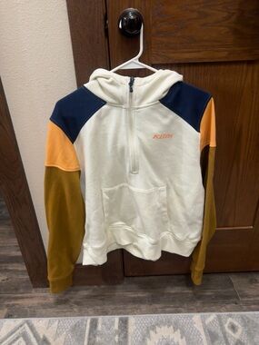 KLIM Women’s Colorblock Quarter-Zip Hoodie Sweatshirt